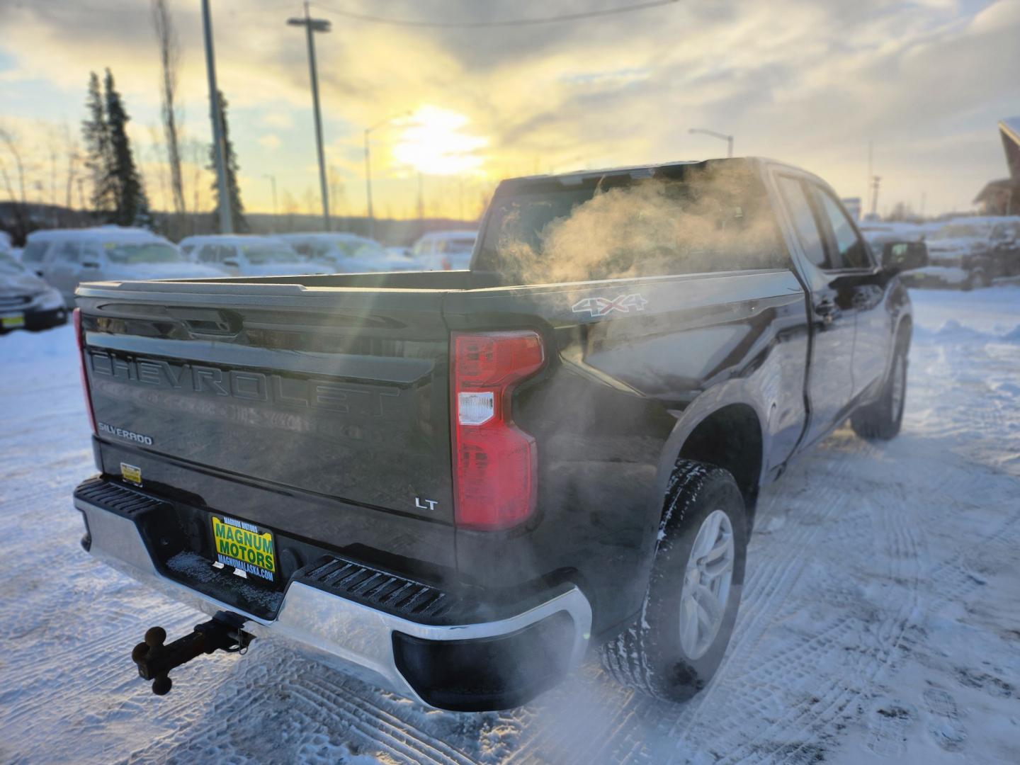 2020 Black /Black Chevrolet Silverado 1500 LT Double Cab 4WD (1GCRYDEDXLZ) with an 5.3L V8 OHV 16V engine, 6A transmission, located at 1960 Industrial Drive, Wasilla, 99654, (907) 274-2277, 61.573475, -149.400146 - Photo#6